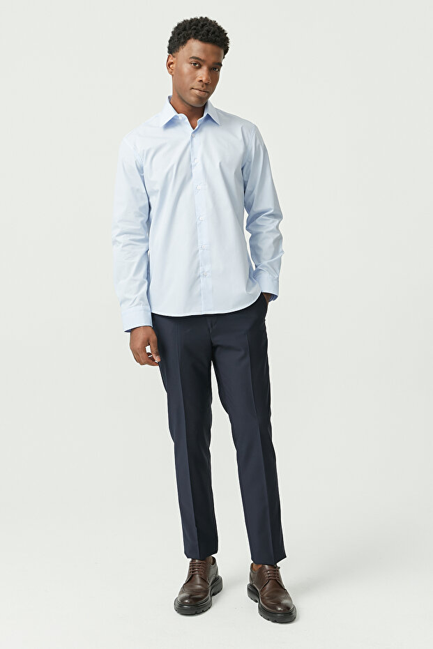 قميص بلون عادي - 5