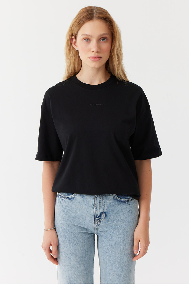 Kadın Basic T-shirt - 1