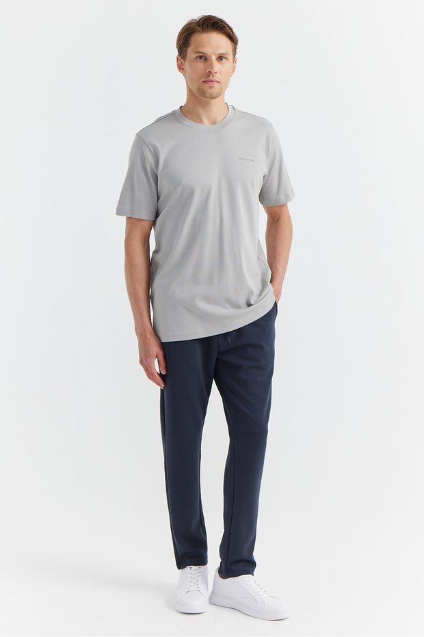 Tricou basic cu guler rotund pentru bărbați - 7