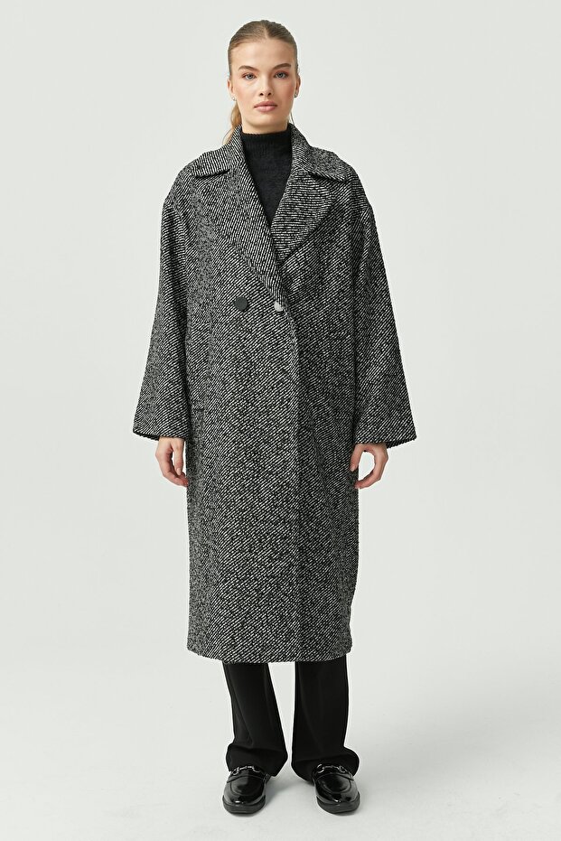 Kadın Regular Buklet Kaban - 7