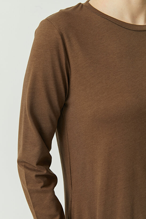 Kadın Uzun Basic Elbise - 7