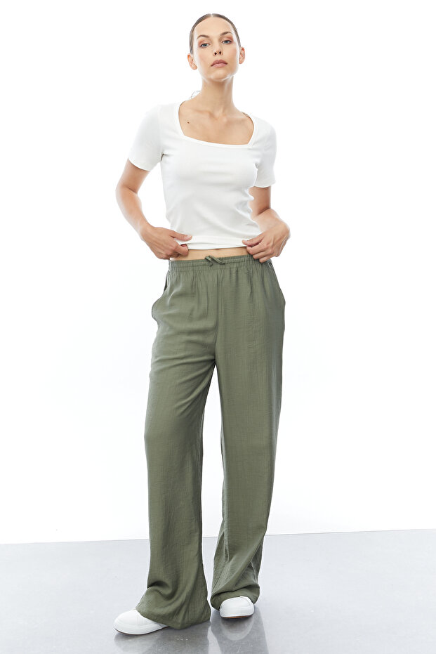 Kare Yaka Basic T-shirt - 6