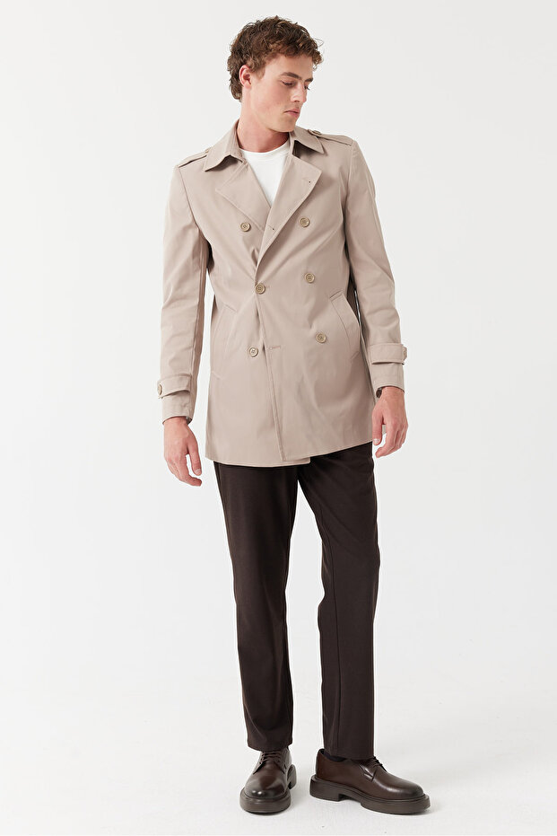 Erkek Regular Trençkot - 6