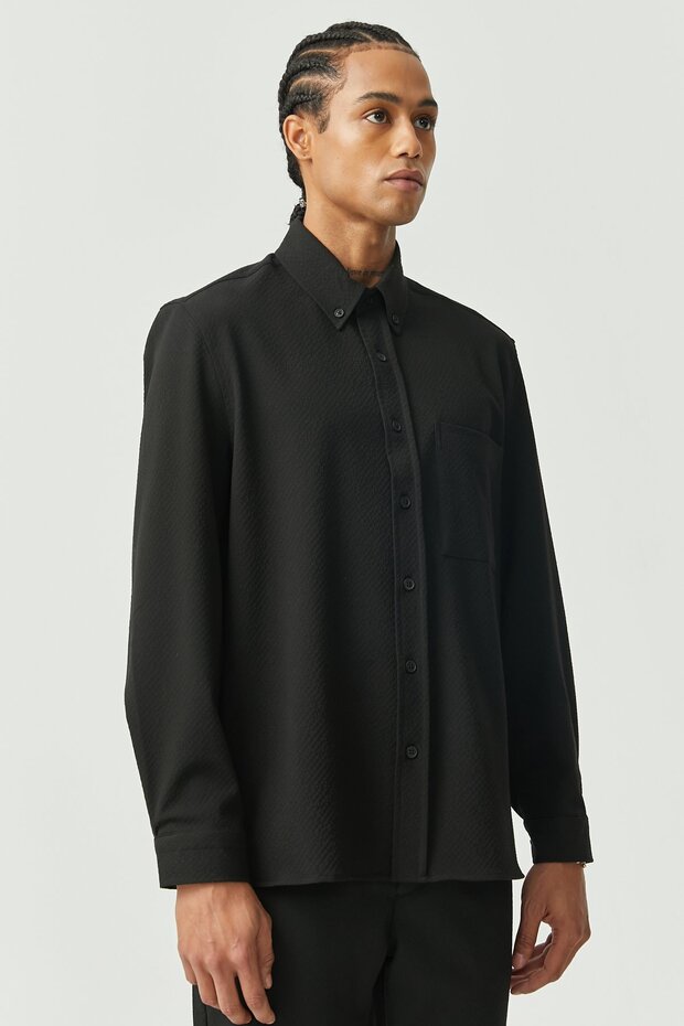 Regular Dokulu Gömlek - 3