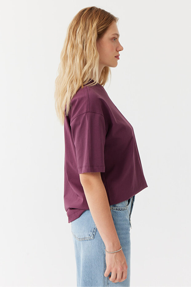 Kadın Basic T-shirt - 4