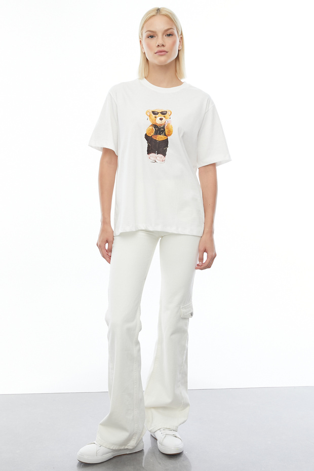Baskılı Basic T-shirt - 5