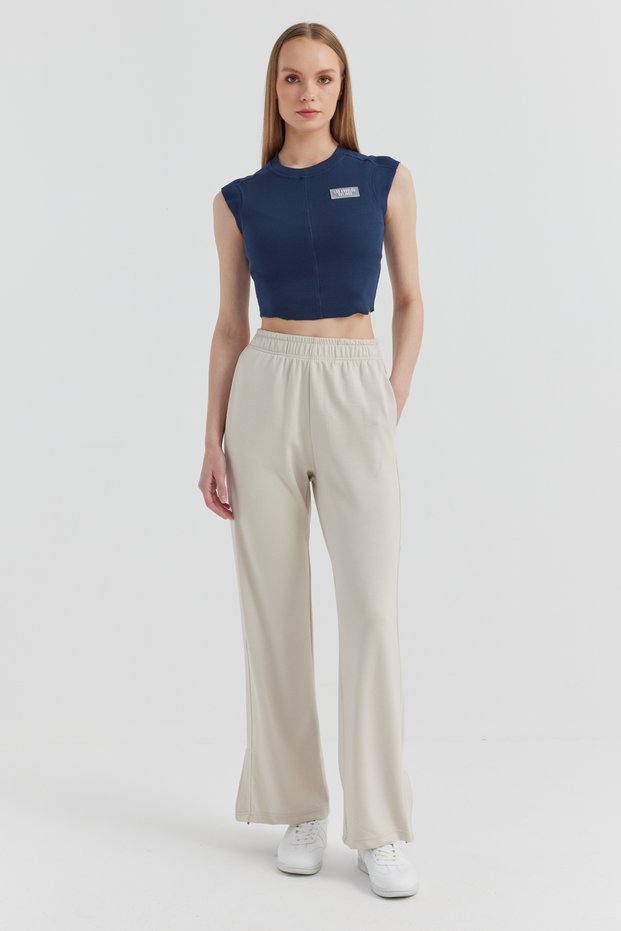 Women's Elastic Waist Sweat Bottoms