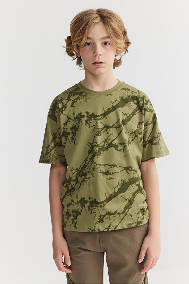 Boy's Patterned T-shirt - 1
