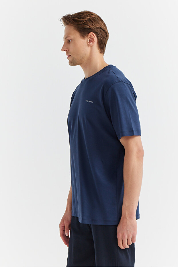 Erkek Bisiklet Yaka Basic T-shirt - 5