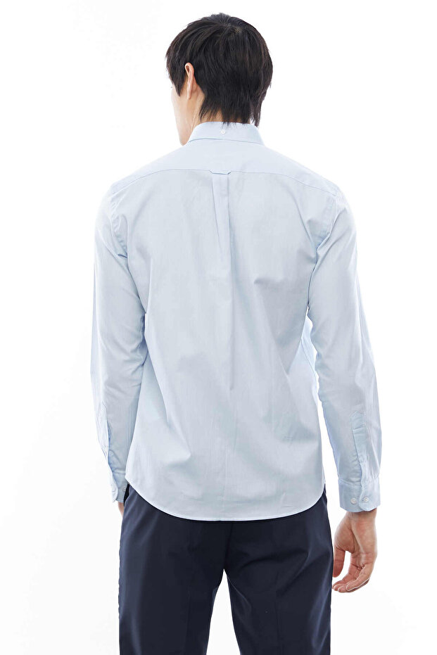 Yaka Düğmeli Gömlek - 7