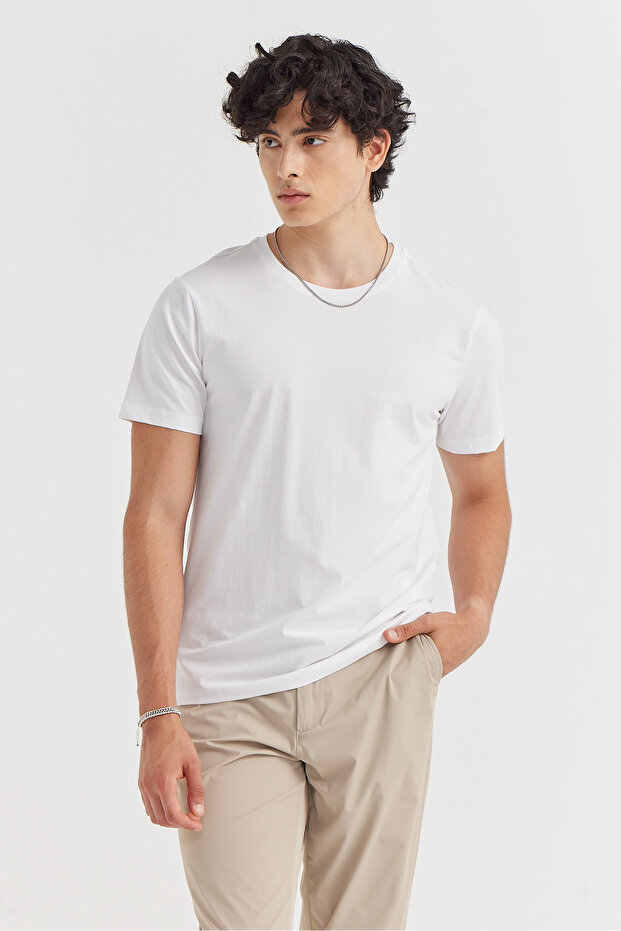 Erkek Basic T-shirt - 5