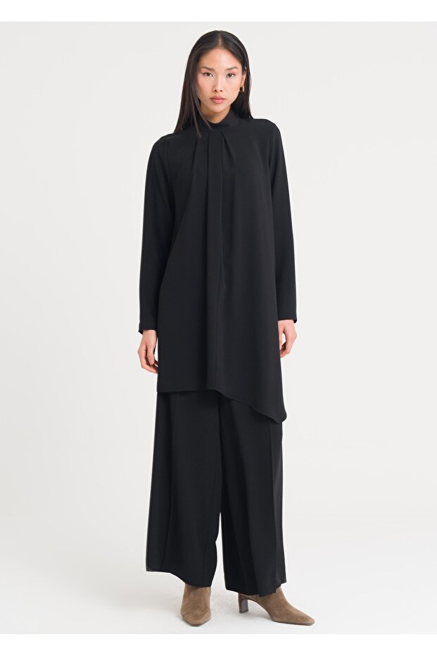 Önü Volanlı Rahat Tunik - 1