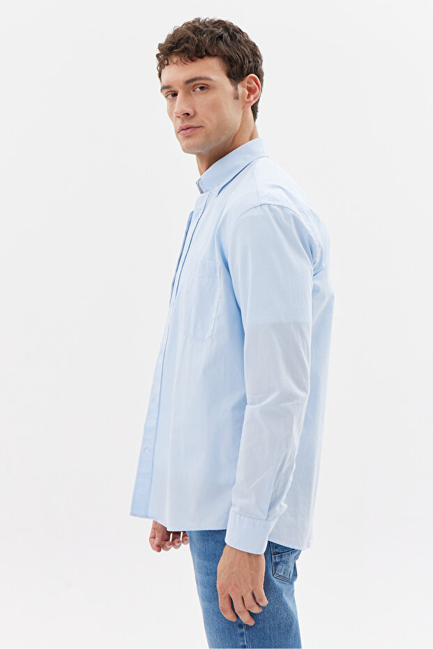 Erkek Cepli Regular Gömlek - 3