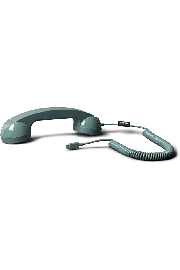 Pop Phone Slate Retro Handset USB-C, Plug and Talk Connection, Hi-Quality Microphone and Speaker