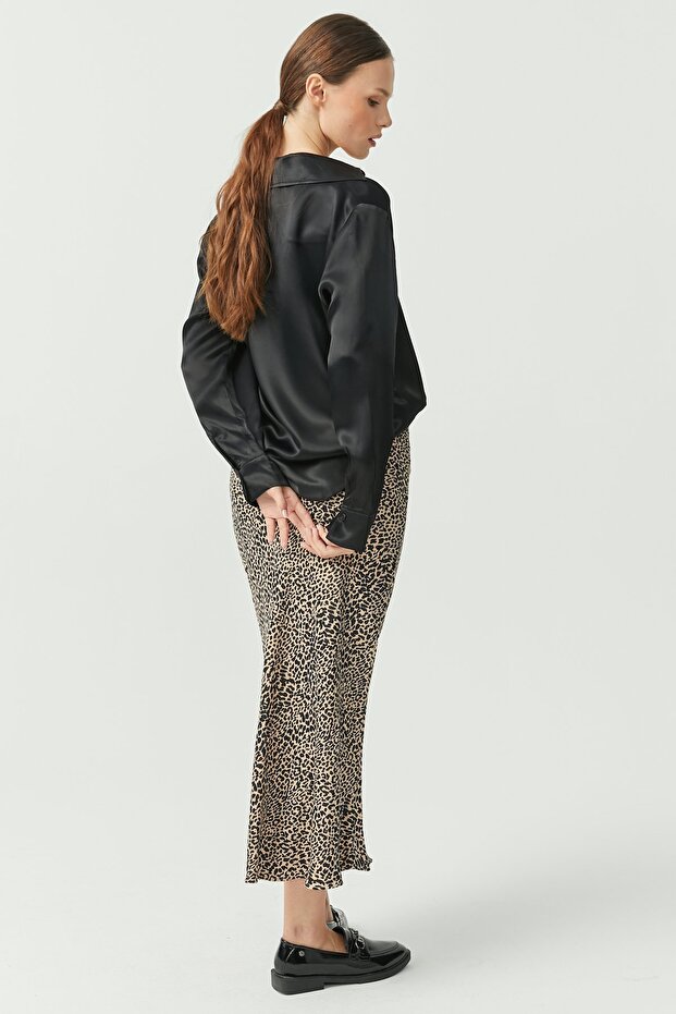 Fusta de damă cu model leopard - 7