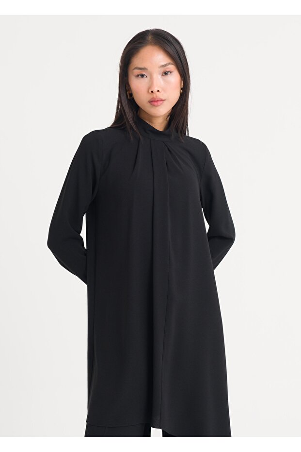 Önü Volanlı Rahat Tunik - 6