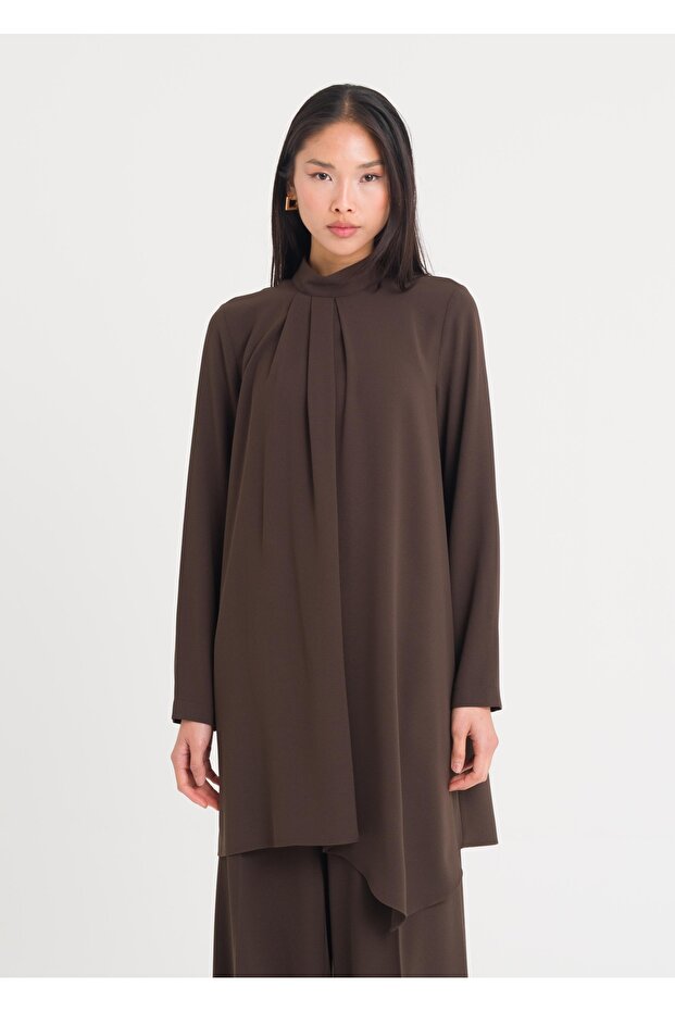 Önü Volanlı Rahat Tunik - 5