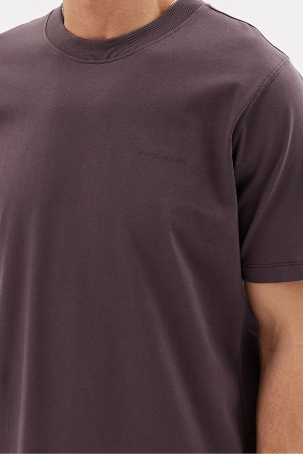 Erkek Bisiklet Yaka Basic T-shirt - 8