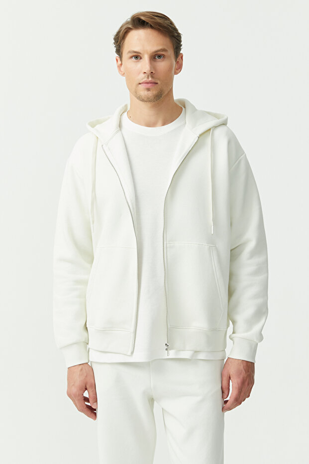 Erkek Kapüşonlu Sweat Üst - 3