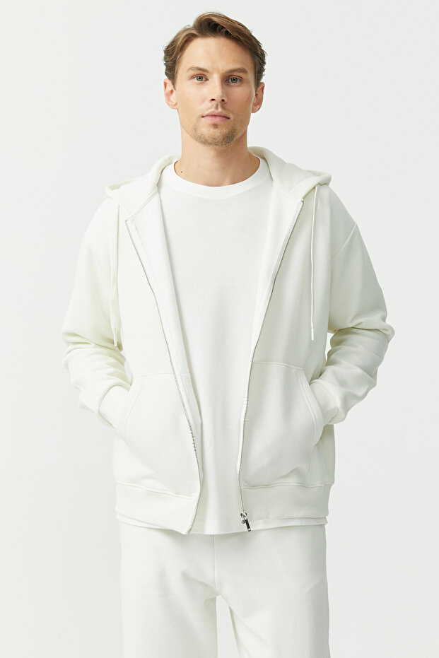 Erkek Kapüşonlu Sweat Üst - 7