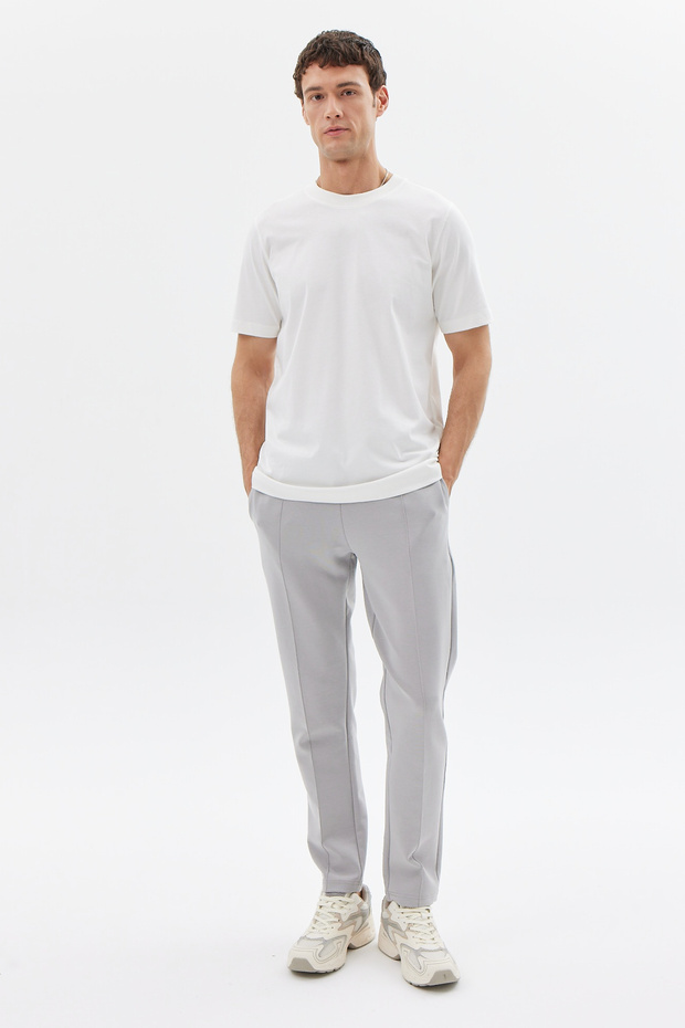 Erkek Bisiklet Yaka Basic T-shirt - 6