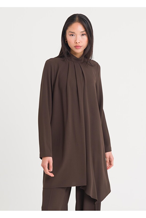 Önü Volanlı Rahat Tunik - 6