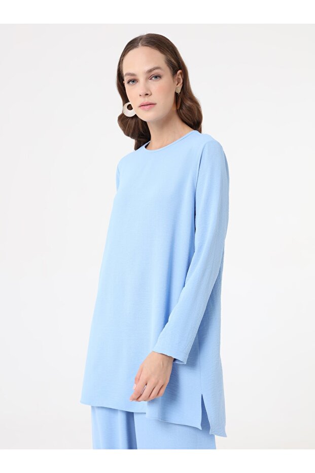 Aerobin Basic Tunik&Pantolon İkili Takım - Mavi - - 1