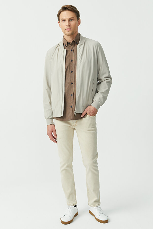 معطف رجالي عادي رقيق - 7