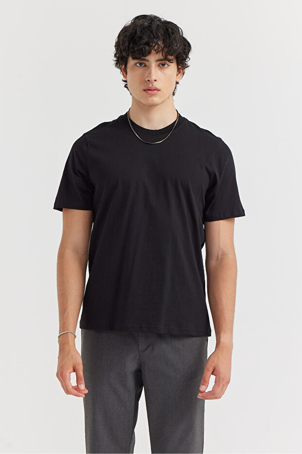 Erkek Basic T-shirt - 1