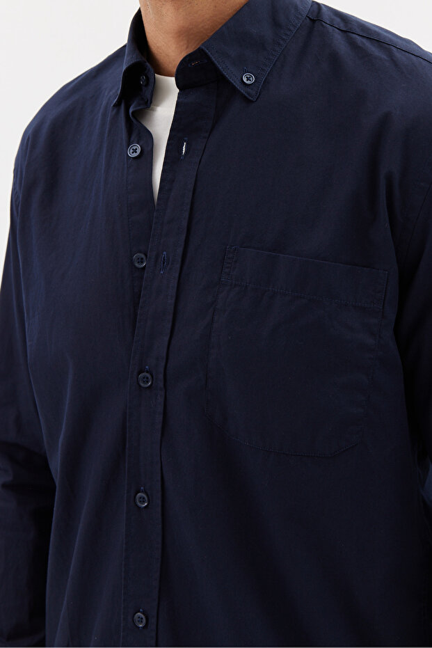 Erkek Cepli Regular Gömlek - 7