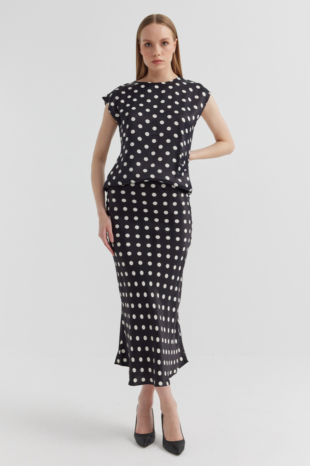 Fustă cu model pentru damă - 6