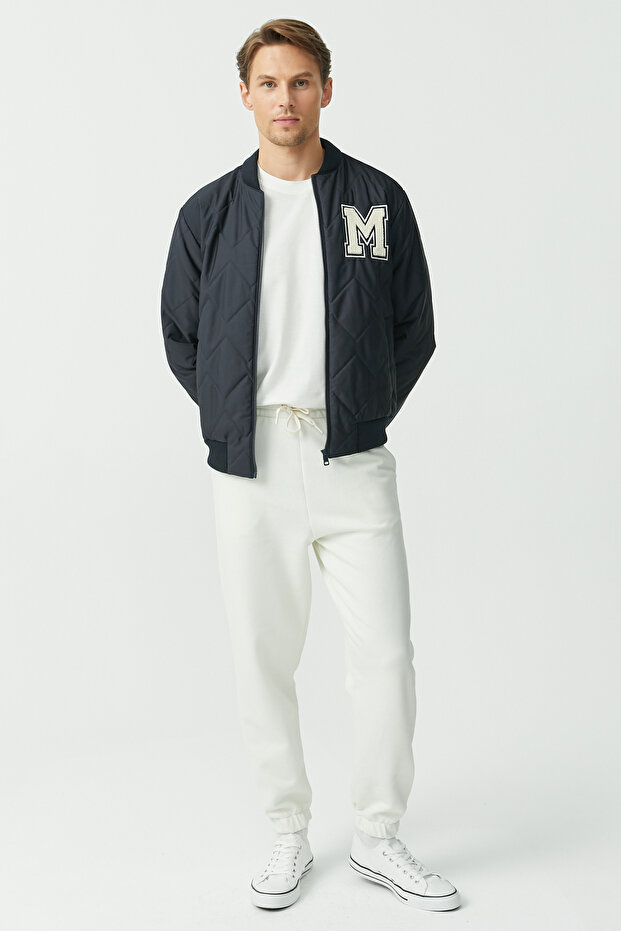 Jachetă bomber brodată pentru bărbați - 7