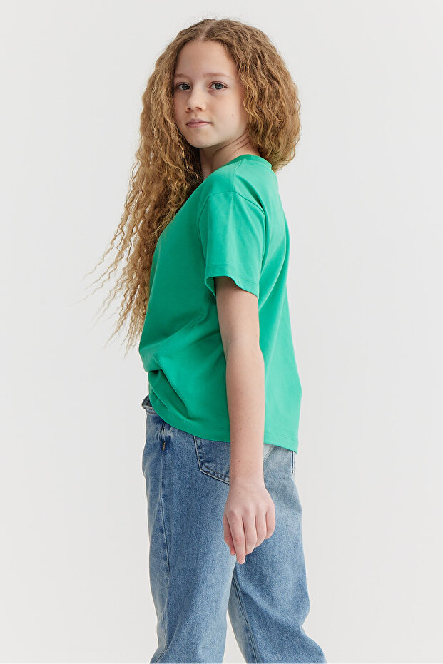 Kız Çocuk Basic T-shirt - 7