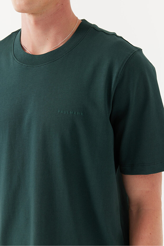 Erkek Bisiklet Yaka Basic T-shirt - 7