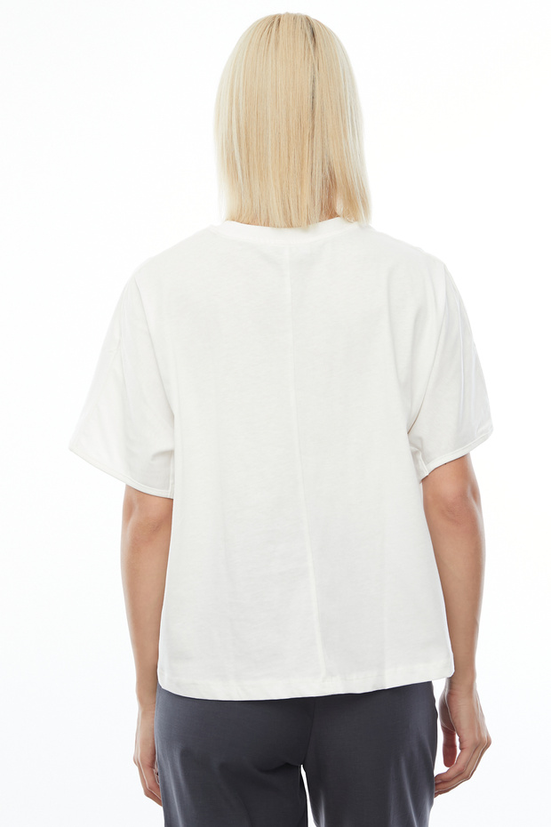 Bol Kesim Basic T-shirt - 6