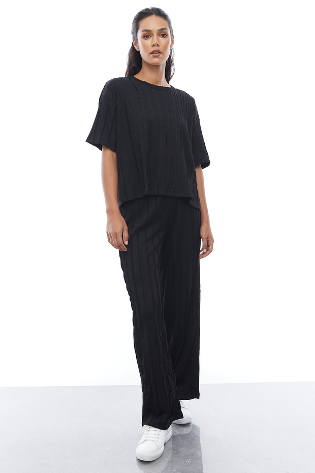 Dikiş Detaylı Bluz - 7