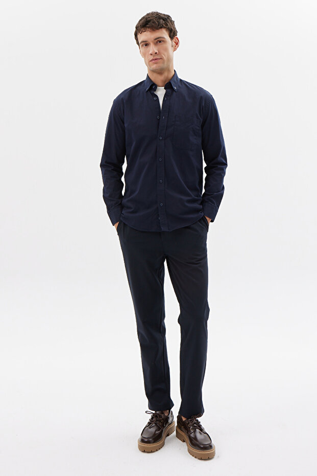 Erkek Cepli Regular Gömlek - 6