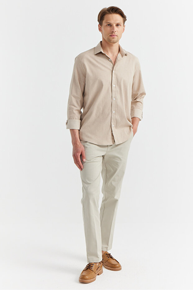 Erkek Regular Gabardin Gömlek - 6