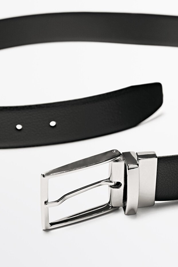 Reversible nappa leather belt - 4