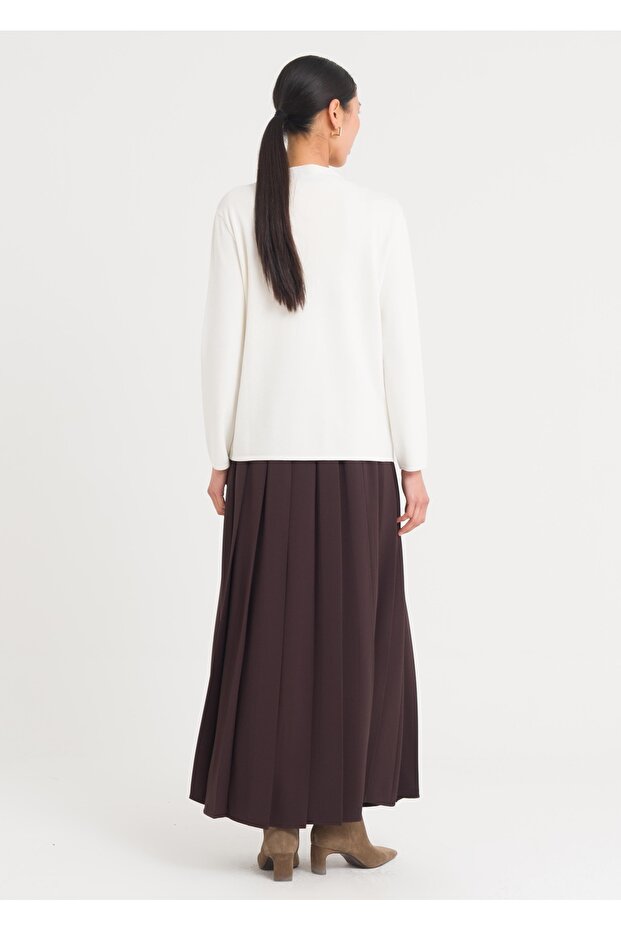 Beli Lastikli Piliseli Etek - 4