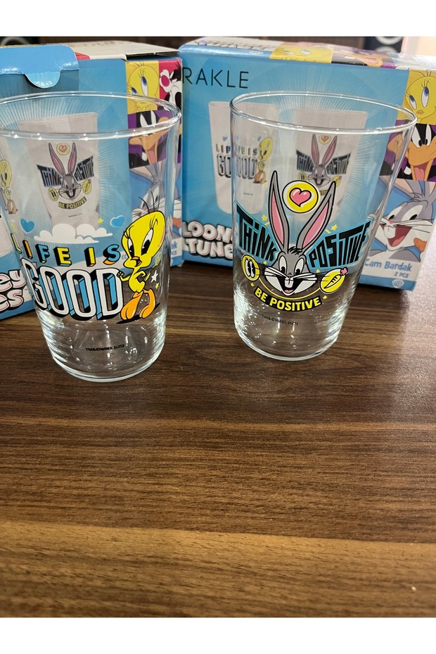 Lisanslı 2 Li bardak seti - 4