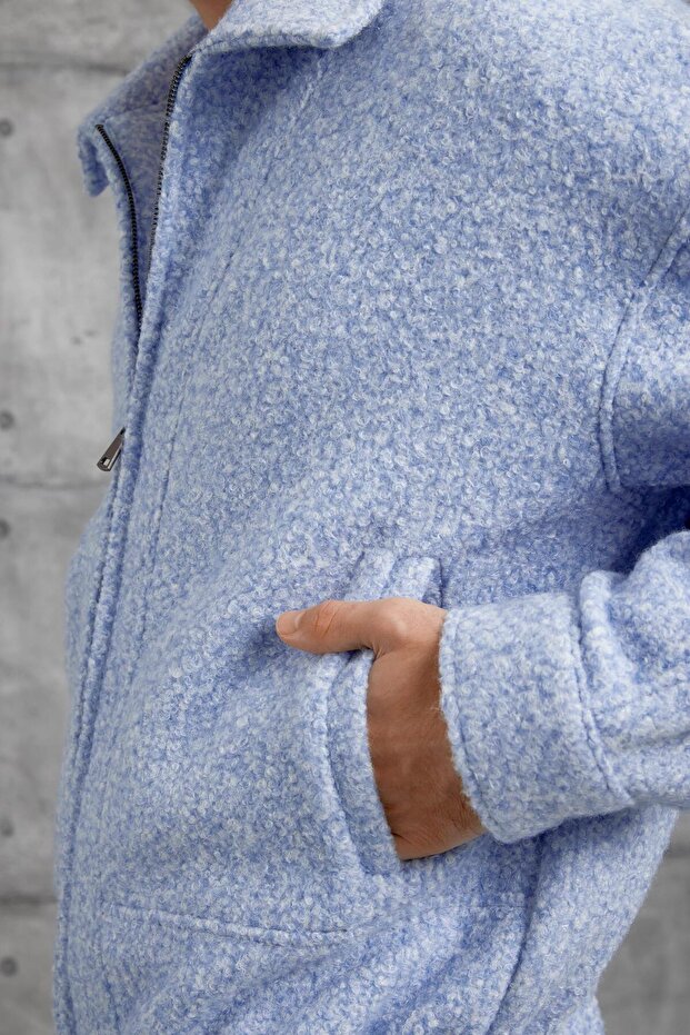 Mavi YP ÖRGÜ CEKET - 3