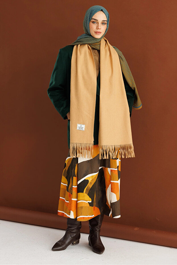 Hardal Yün Atkı - 3