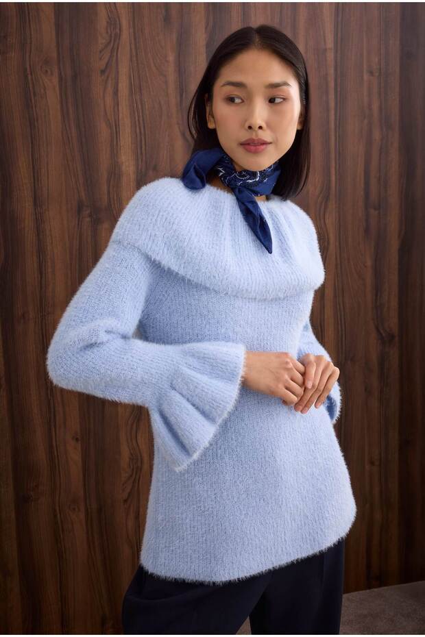 Pulover cu guler Aqua - 3