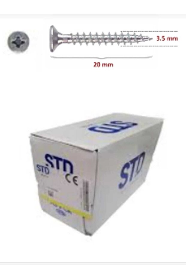 3.5X20 SUNTA VİDASI (1000 adet) - 1