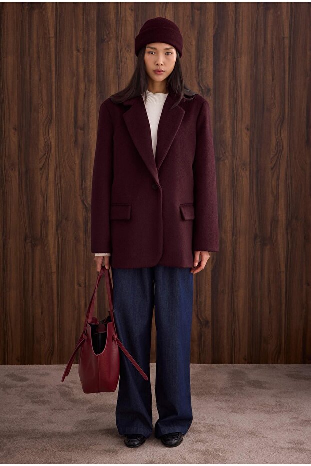 Blazer Kaban Bordo - 1