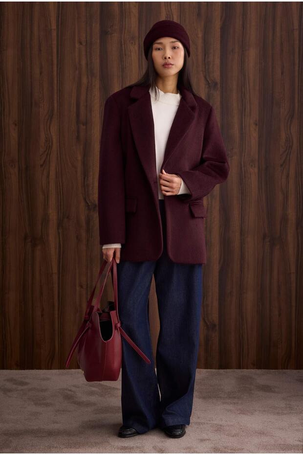 Blazer Kaban Bordo - 2