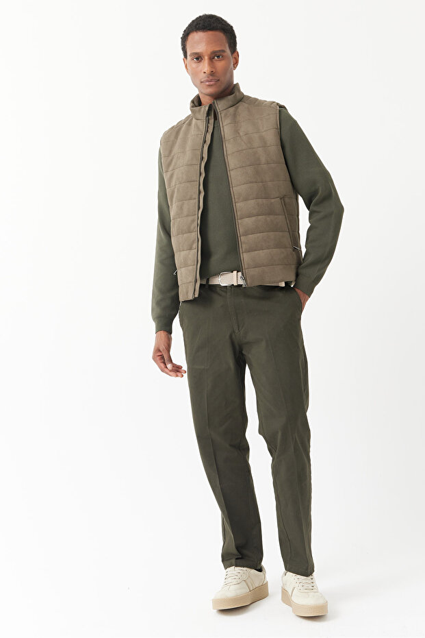 Erkek Süet Yelek - 6