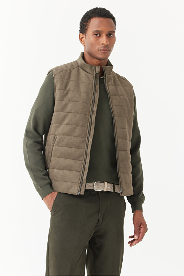 Erkek Süet Yelek - 1