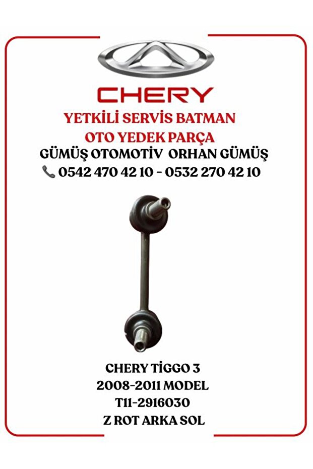 Tiggo Arka Z Rot Sol